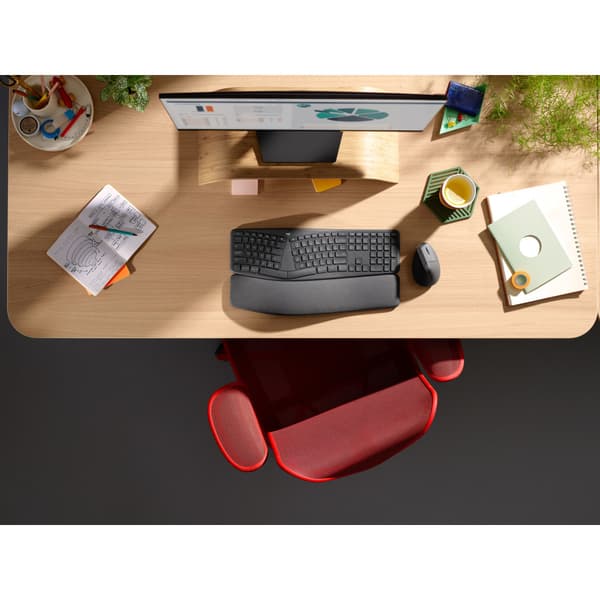 Logitech K860 for Business tangentbord Bluetooth Nordic grafit