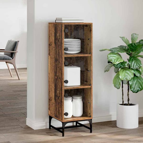 Sideboard Gammalt trä 35 x 37 x 117 cm