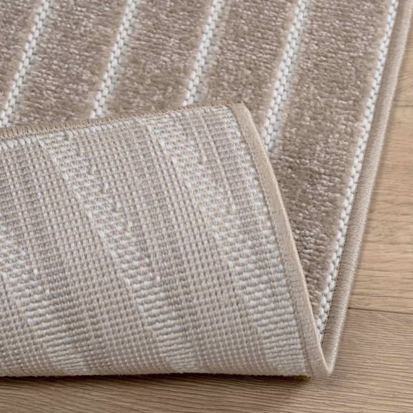 Områdesmattor Rektangulär PALMERAS Beige 170 x 120 cm Polyester