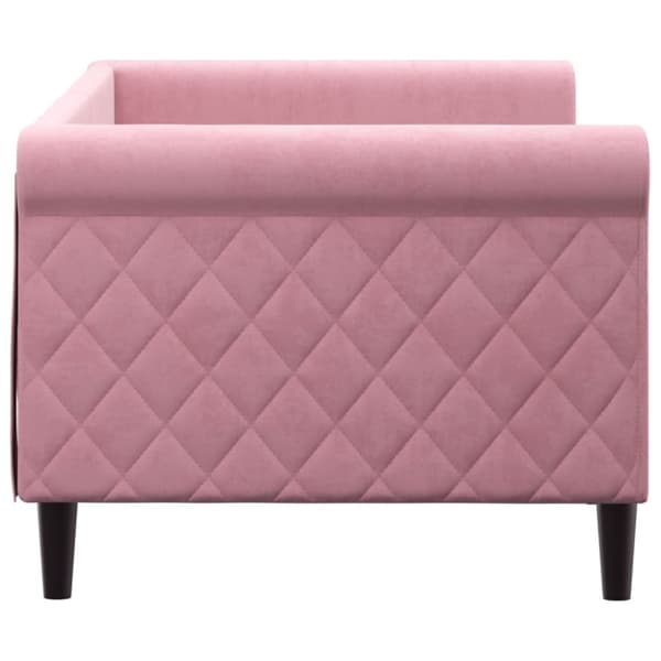 Dagbädd rosa 80x200 cm sammet