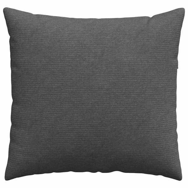 Sofakuddar 2 pcs Mörkgrå 45 x 45 cm Kordread tyg