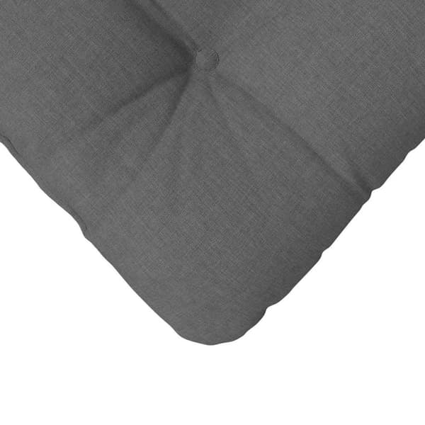 Sittkuddar 4 pcs Mörkgrå 40 x 40 x 12 cm tyg