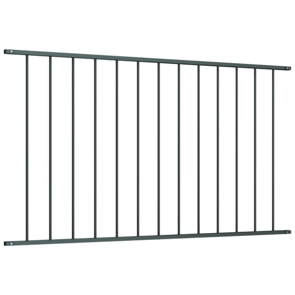 Staketpanel Woerden pulverlackerad stål 1,7x1 m antracit