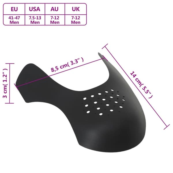Skoskydd 2 par EU 41-47 plast