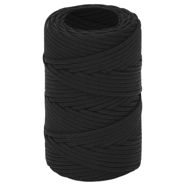 Båtlina helsvart 2 mm 250 m polypropen