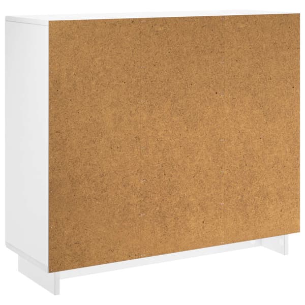 Sideboard Vit högglans 85.5 x 31 x 75 cm Konstruerat trä