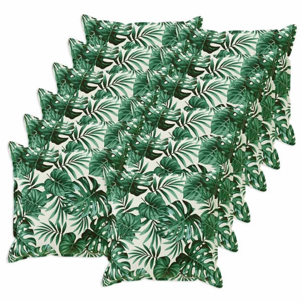 Kudde Löv med kudde HOUTEN 12 st Bladmönster Polyester