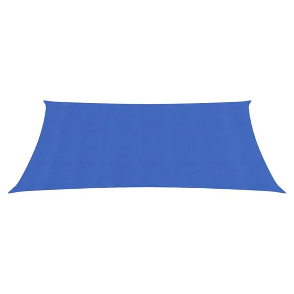 Solsegel 160 g/m² rektangulär blå 5x7 m HDPE