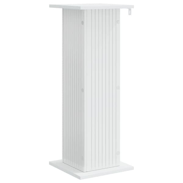 Växtställ 2 pcs Vit högglans 30,5 x 30 x 80,5 cm