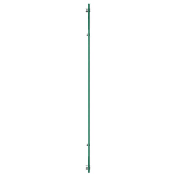 Köksskydd 2 pcs Vit 120 x 60 cm härdat glas