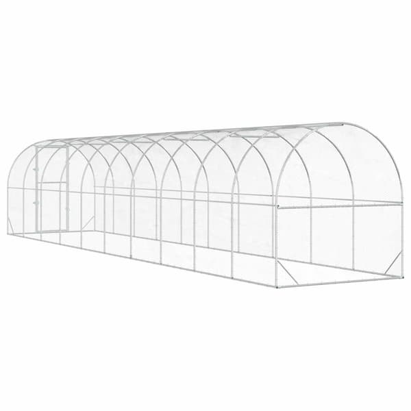 Hönsgård Silver 1000 x 200 x 200 cm Galvaniserat stål