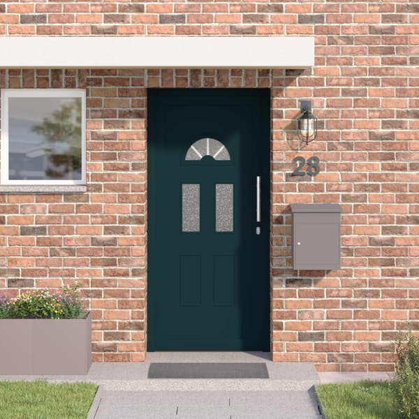 Framdörr Antracit 110 x 210 cm PVC