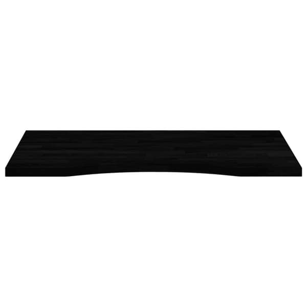 Bordsskiva mörkbrun 80x60x2,5 cm massiv ek rektangulär