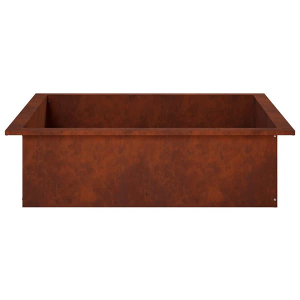 Eldstad ring Rostig 90 x 90 x 25 cm Väderbeständig stål