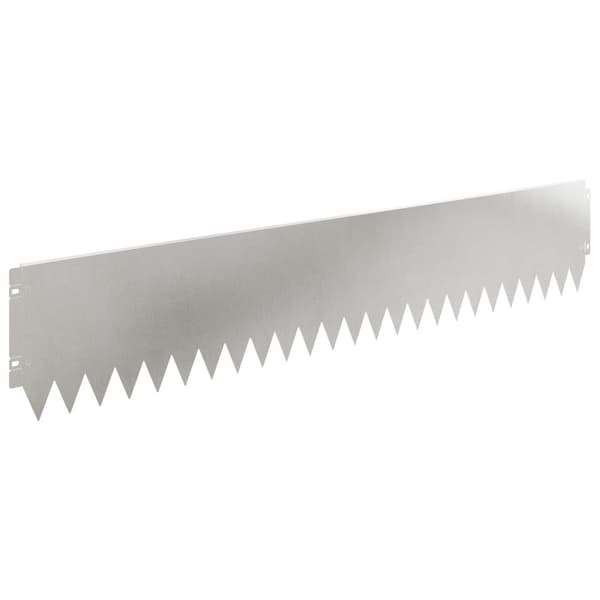 Kant för gräsmatta 10 pcs 103 x 20 cm Stål Silver
