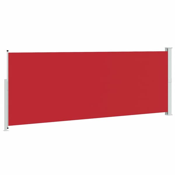 Infällbar sidomarkis 180x500 cm röd