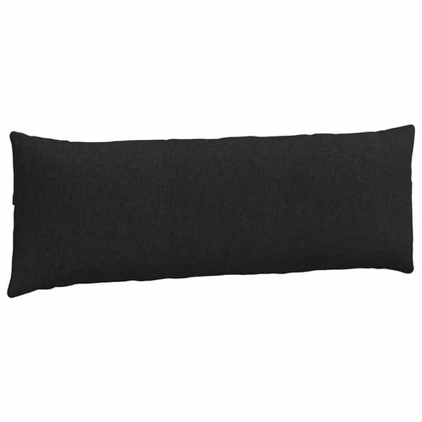 Sofakuddar 2 pcs Svart 120 x 40 cm tyg