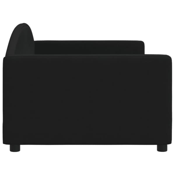 Dagbädd svart 90x200 cm tyg