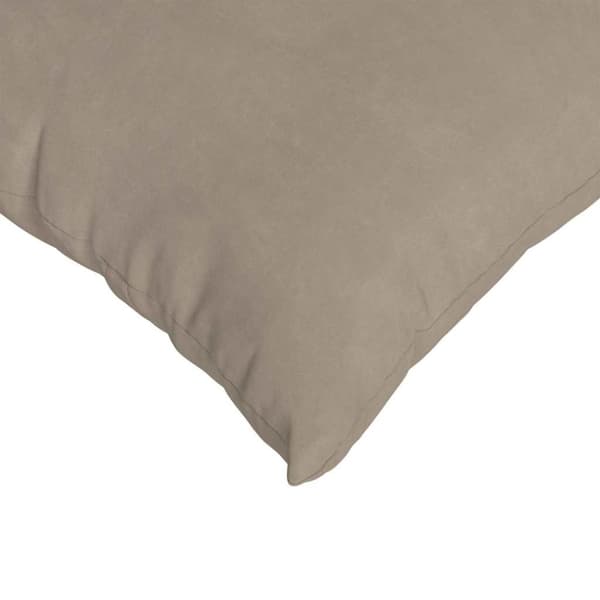 Sofakuddar 2 pcs Taupe 50 x 50 cm tyg