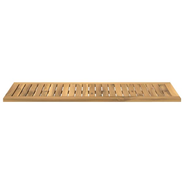 Bordsskiva 100,5 x 35 x 2 cm Rektangulär Massivt Akaciaträ Vit