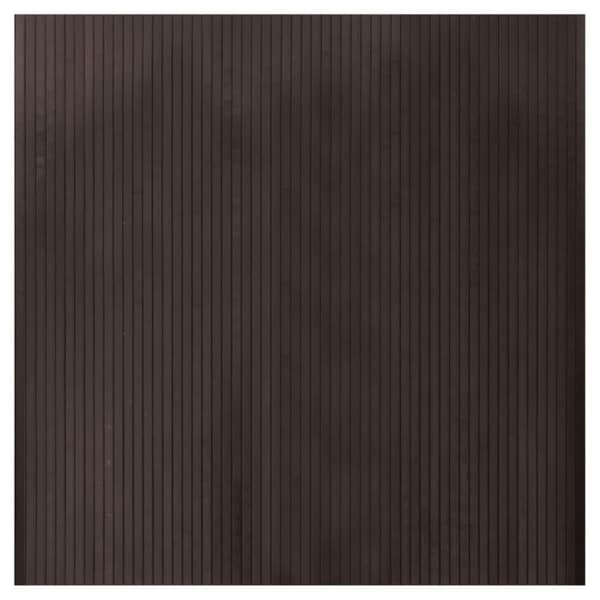 Matta rektangulär mörkbrun 100x100 cm bambu