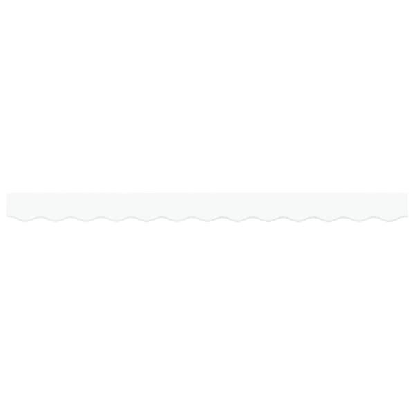 Markisvalance Vit 230 x 20 cm Kanvas