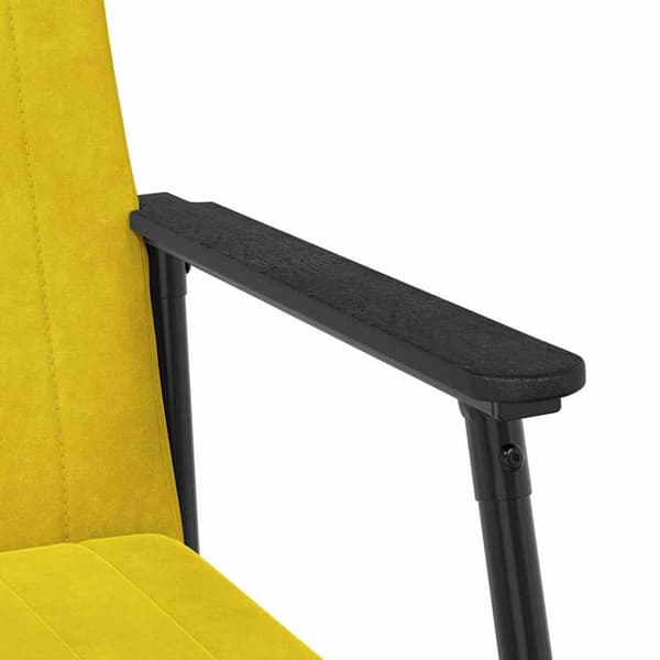 fåtölj Gul 59 x 75 x 78 cm Sammet