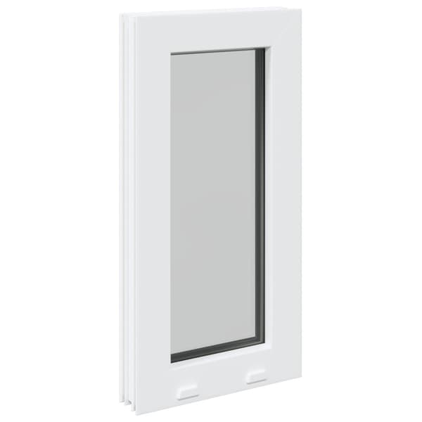 Källarfönster RISOR 35 x 80 cm PVC och glas
