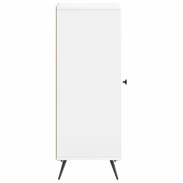 Sideboard Vit högglans 33 x 34,5 x 90 cm Konstruerat trä