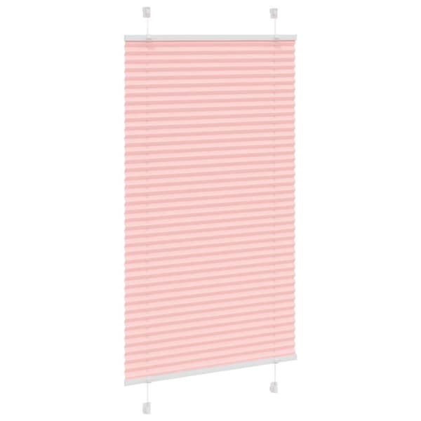 Plisserad persienn rosa 80x100 cm tyg bredd 79,4 cm polyester