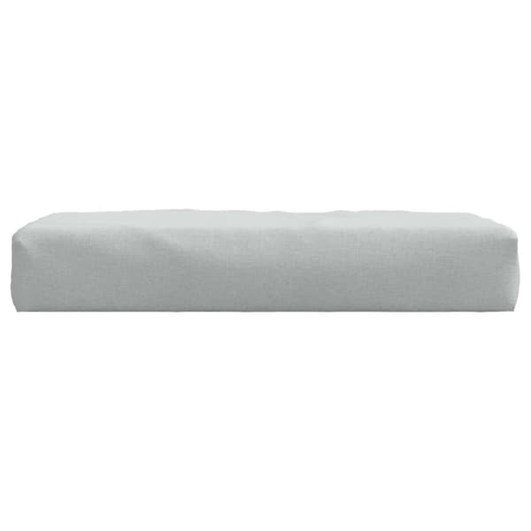 Palldyna melerad ljusgrå 60x60x9,5 cm tyg