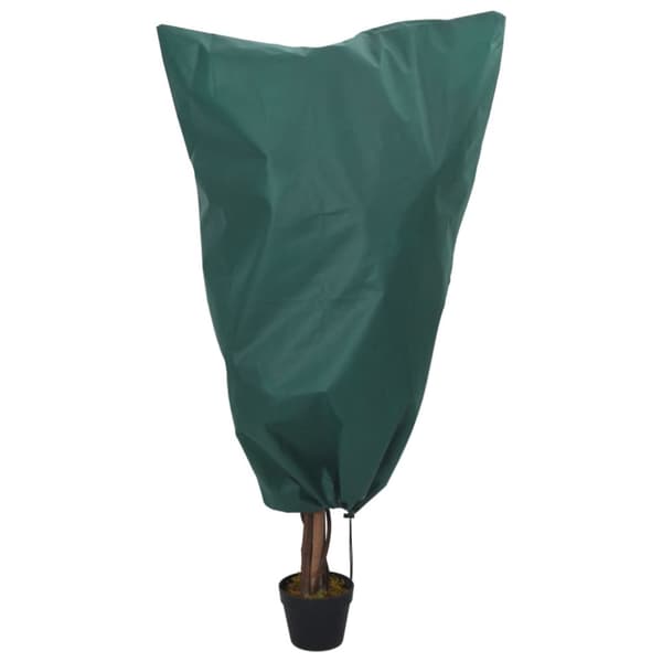 Fiberdukar med dragsko 4 st 70 g/m² 0,8x0,8 m