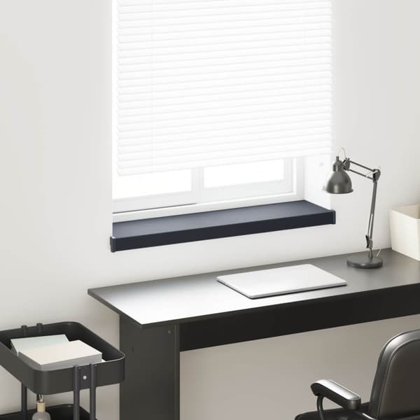 Fönsterbräda Anthracit med träådring 80 x 25 x 4,5 cm PVC