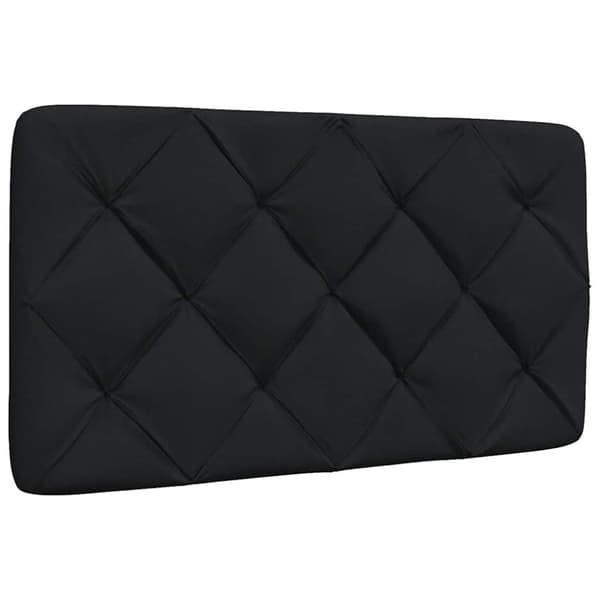 Bed Frame without Mattress Black 90x200 cm Fabric