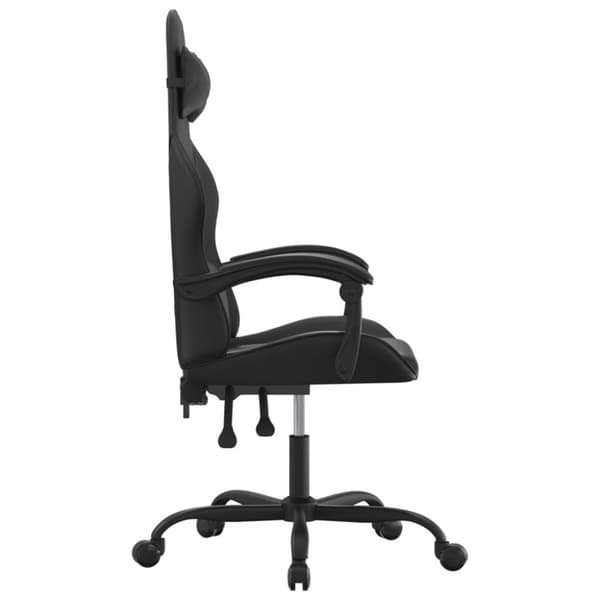 Gamingstol svart konstläder