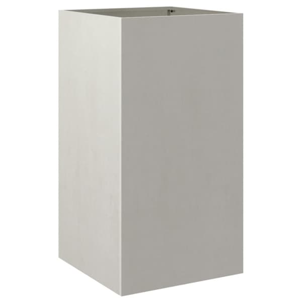 Odlingslåda silver 42x38x75 cm rostfritt stål