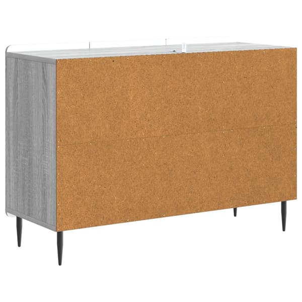 Sideboard Grå sonoma-ek 89 x 34,5 x 62 cm Konstruerat trä