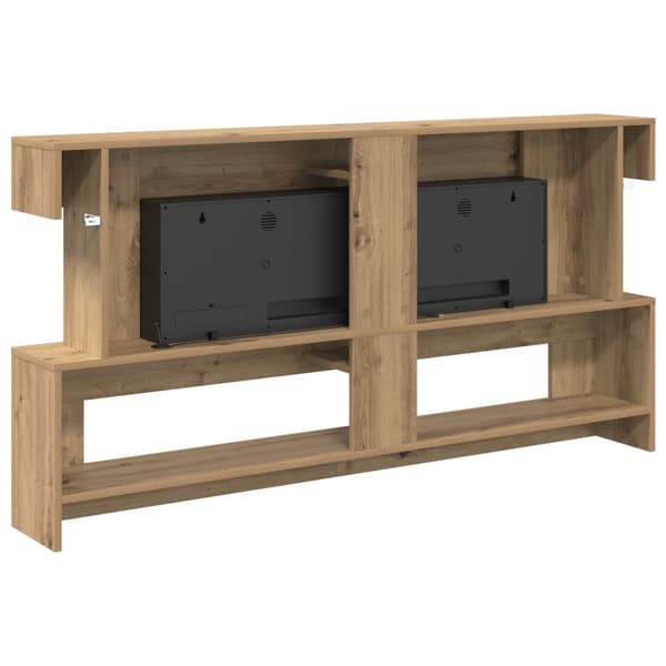 Elektrisk eldstad Artisan-ek 150 x 21 x 77 cm Konstruerat trä