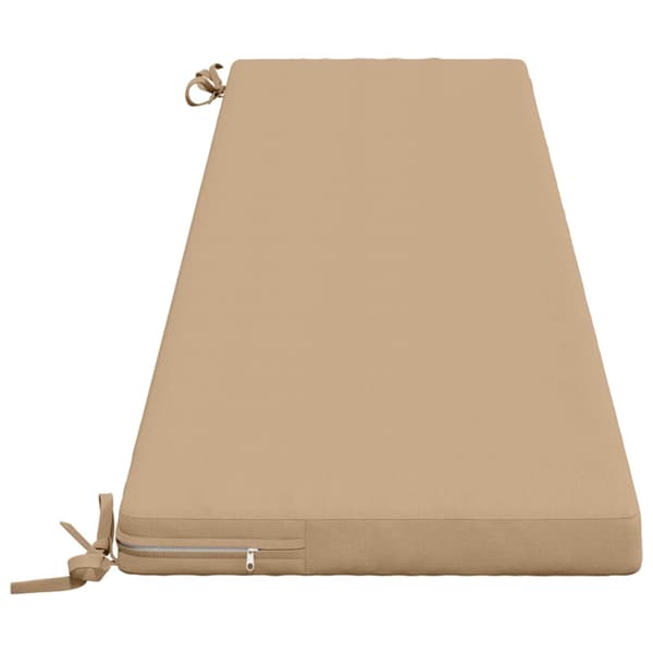 Bänk kudde SOEST 100% Polyester Sand 180 x 40 x 5 cm