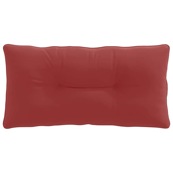 Ryggkudde PUTTEN 100% Polyester Vinröd 80 x 40 x 10 cm