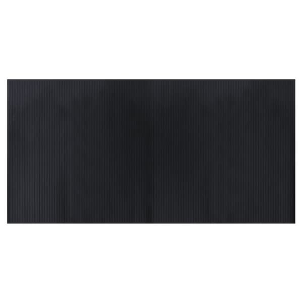 Matta rektangulär svart 100x200 cm bambu
