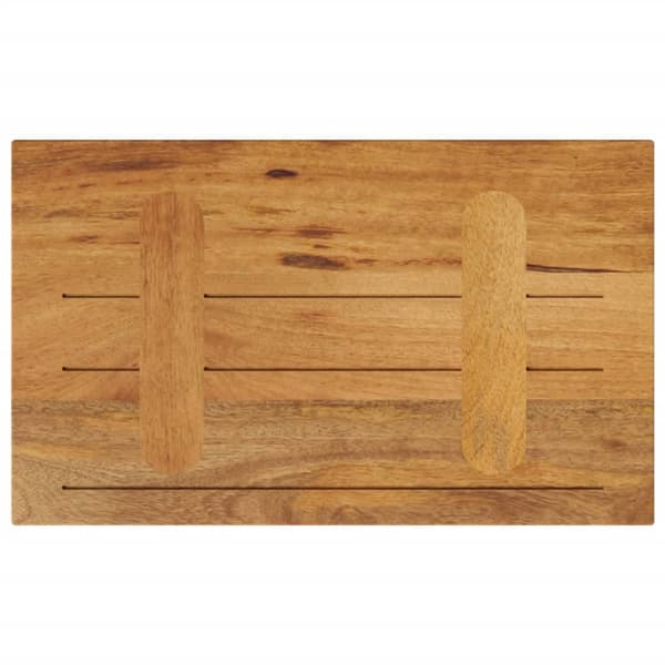 Bordsskiva 40x20x3,8 cm rektangulär massivt mango-trä