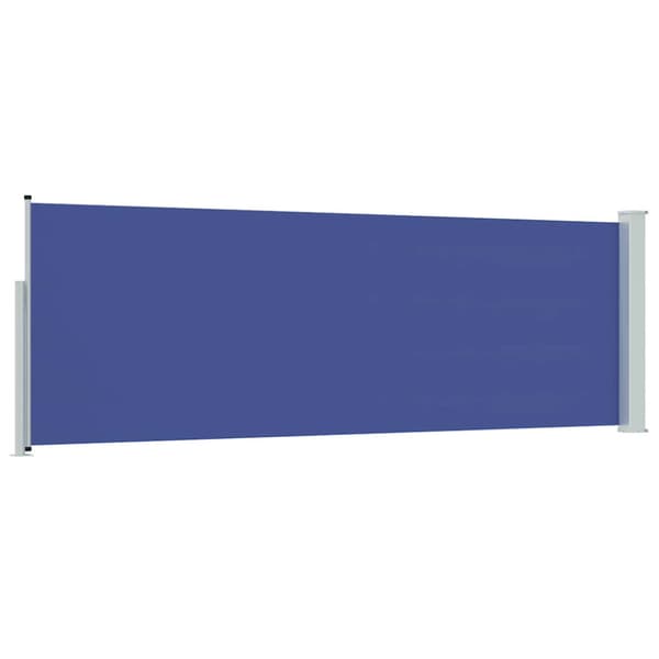 Infällbar sidomarkis 100x300 cm blå