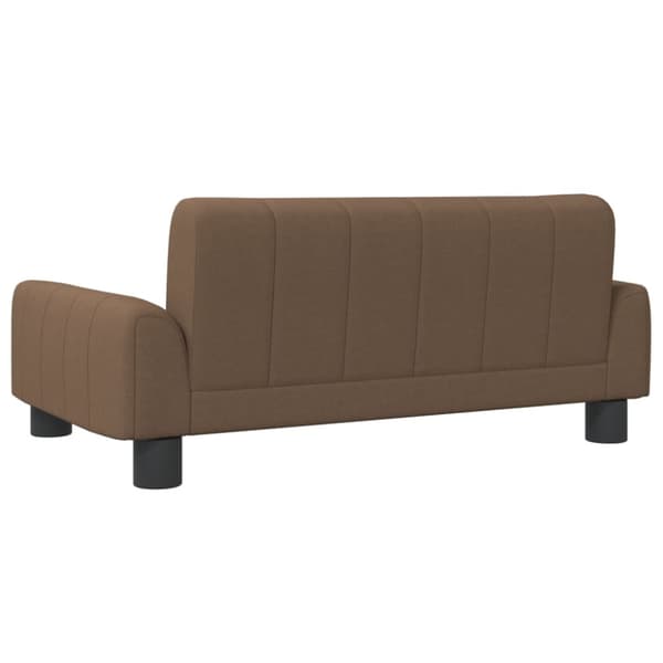 Barnsoffa brun 70x45x30 cm tyg
