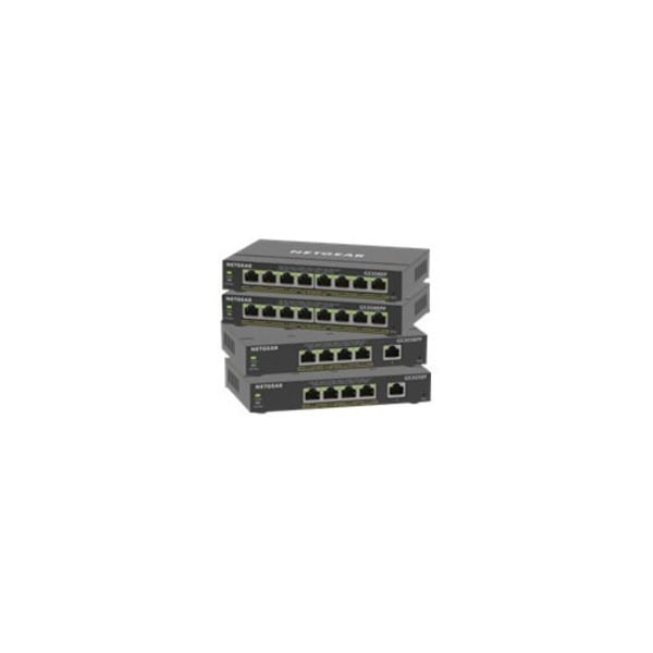 NETGEAR Plus GS308EP - switch - 8 portar - smart Svart