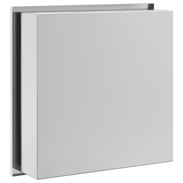 Duschnisch borstad silver 32x32x9 cm rostfritt stål