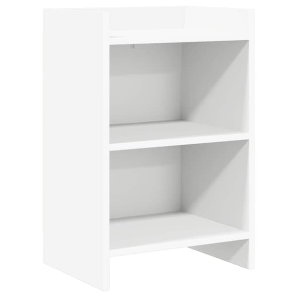 Sängbord Vit 40 x 30 x 60 cm Konstruerat trä
