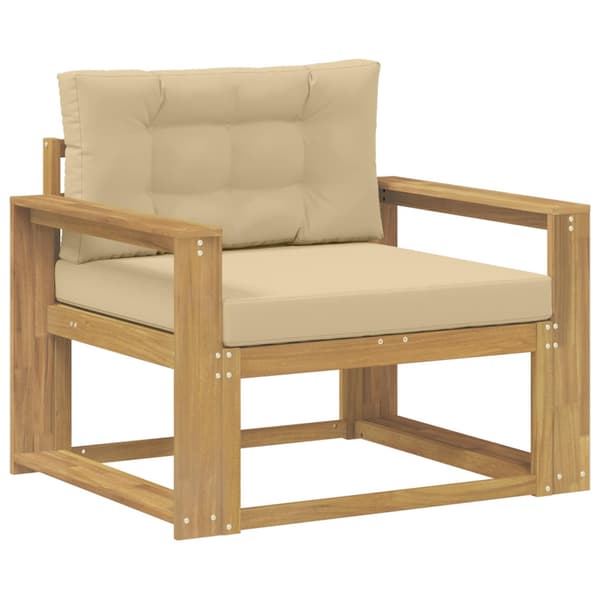 Utomhus Mellansoffa Polyester Vit