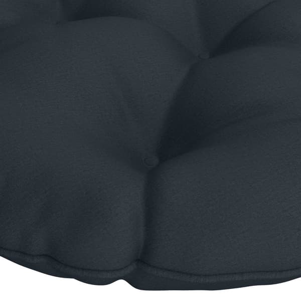 Papasan-kudde VIANEN 100% Polyester Mörkblå Ø 100 x 12 cm
