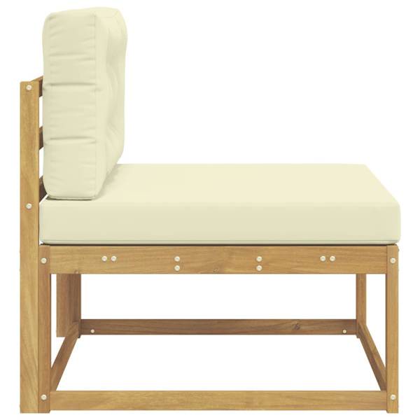 Utomhus Mellansoffa Polyester Vit